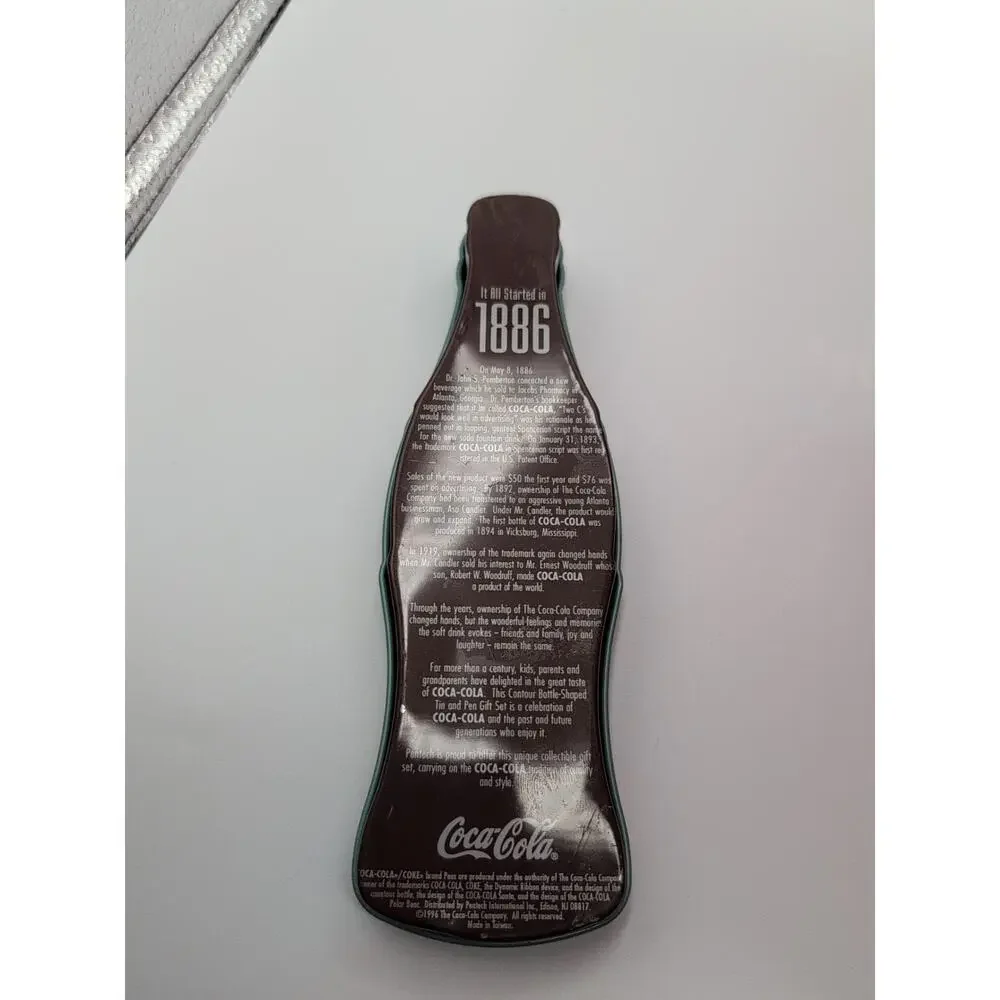 Vtg 1996 Pentech Coca Cola Pen Case (No Pen)